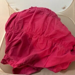 Pottery Barn teen Beanbag Slipcover hot pink